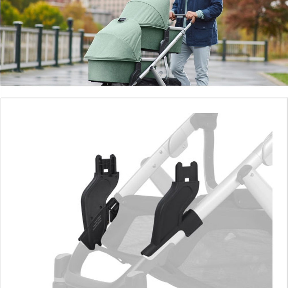 UppaBaby Lower Adapters Stroller Attachment for Vista
